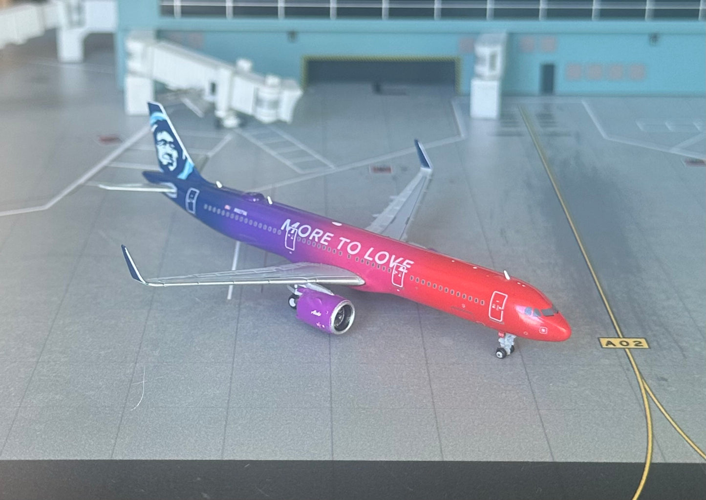 1:400 Alaska Airlines A321-neo “More to Love” Gemini