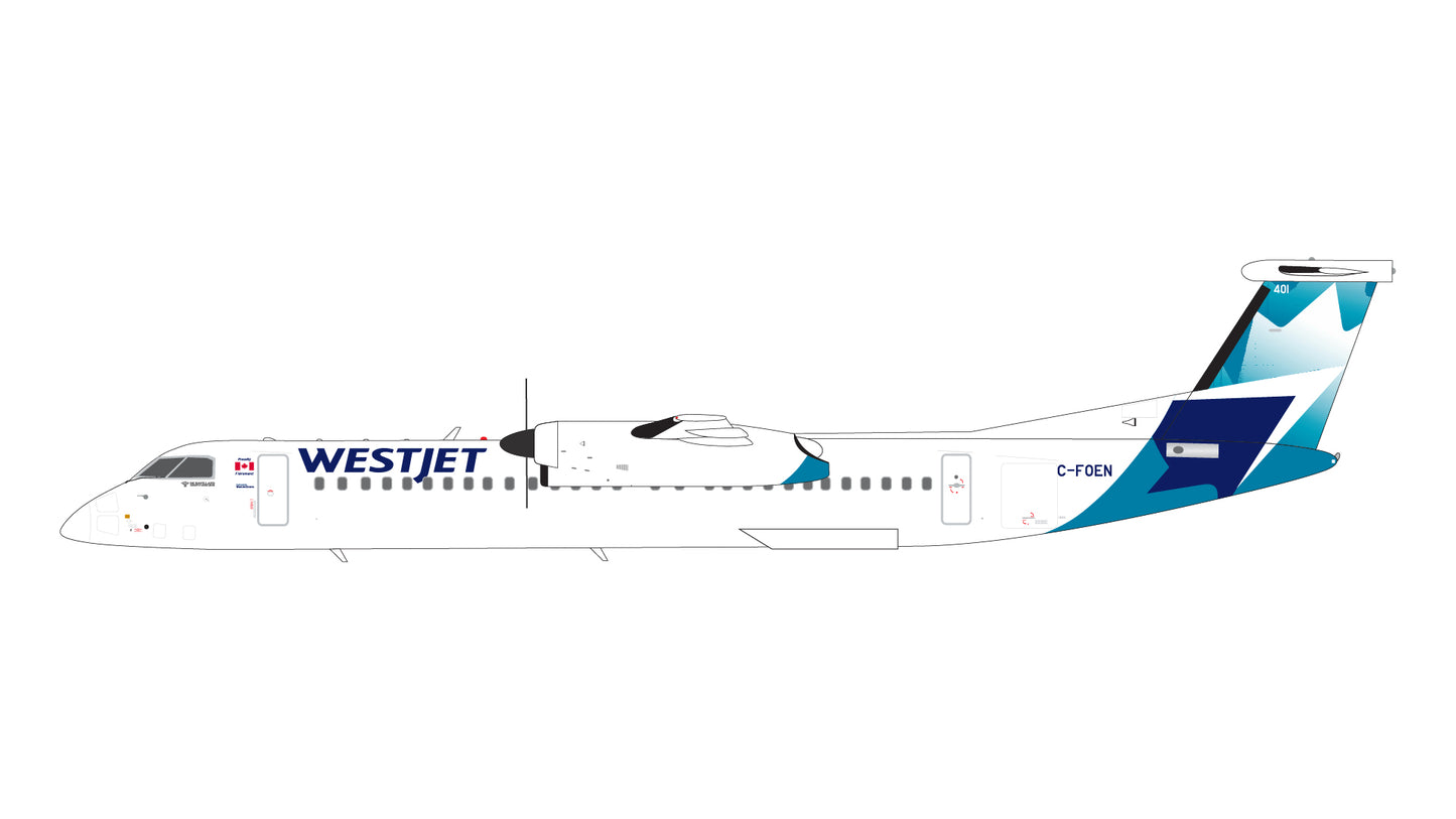 Pre-order 1:200 WestJet Dash 8 Q400 Gemini200