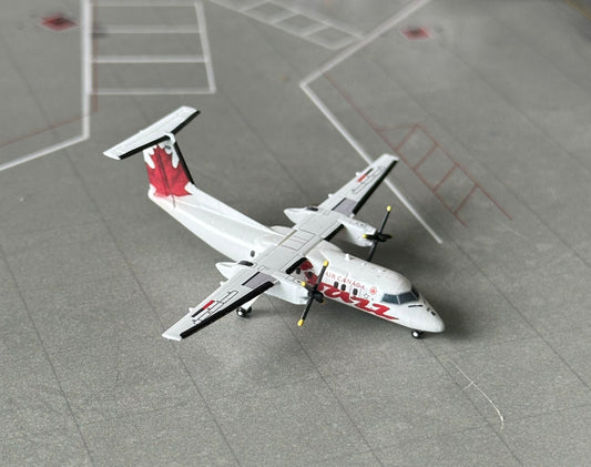 1:400 Air Canada Jazz Dash 8 Q100 Red 3D Design Deck