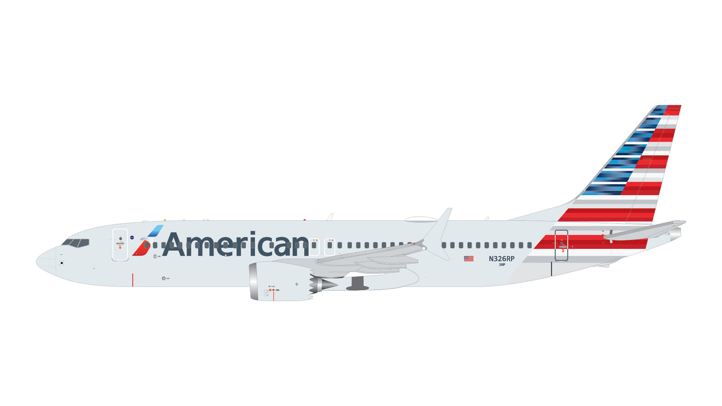 Preorder 1:400 American Airlines B737 Max 8 Gemini Jets