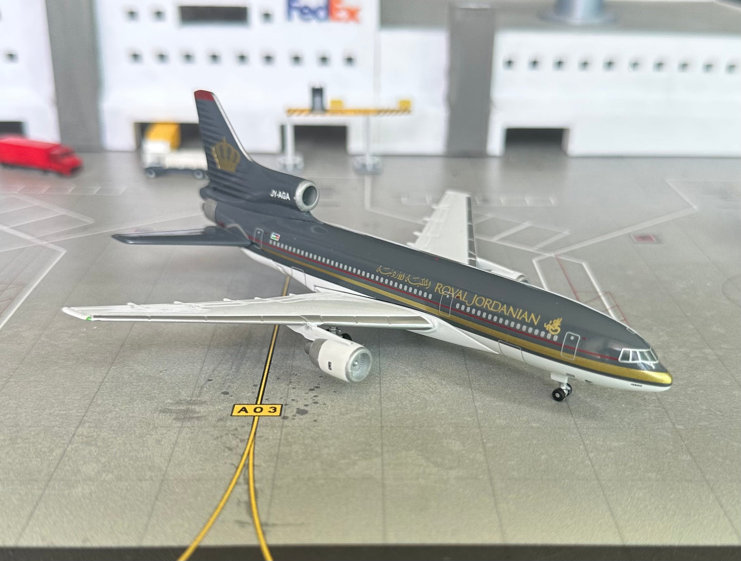 1:400 Royal Jordanian Lockheed L-1011-500 Gemini Jets