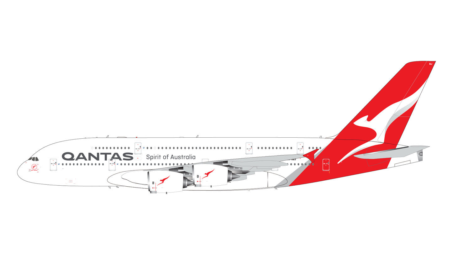 Pre-order 1:200 Qantas Airways A380-800 Gemini200