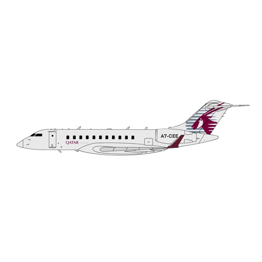 Pre-order* 1:400 Qatar Executive Global 5000 3D Design Deck