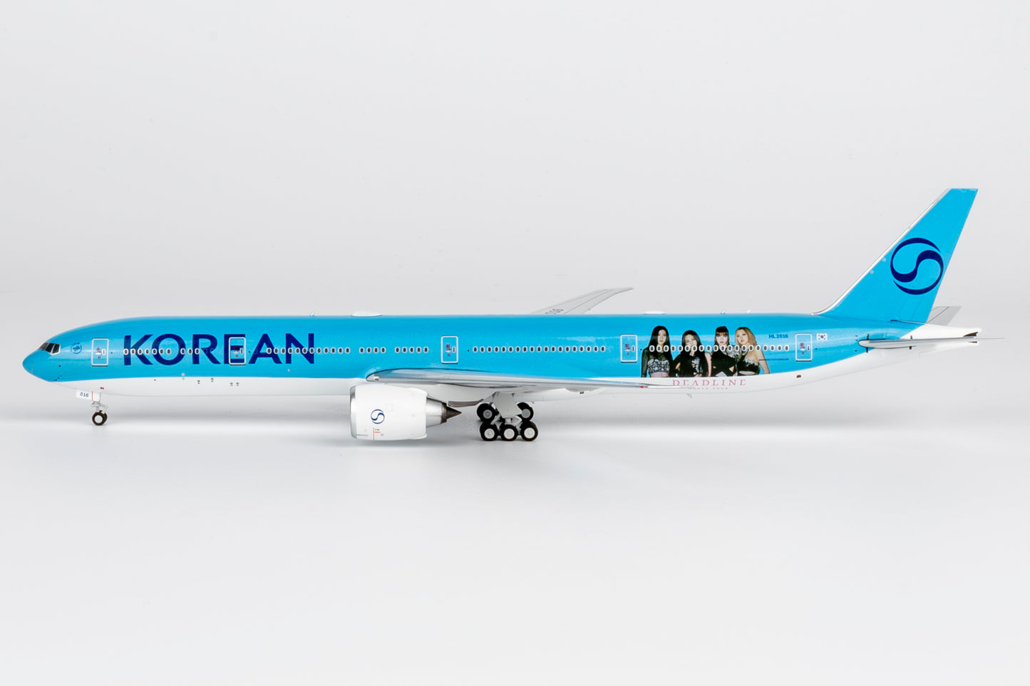 1:400 Korean Air B777-300ER HL2016 BLACKPINK NG Models Ultimate Collection.