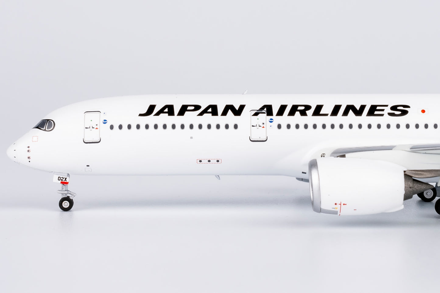 1:400 Japan Airlines A350-900 JA02XJ Silver* NG Models.