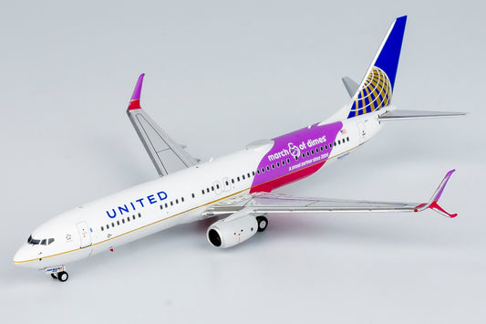 1:400 United Airlines B737-900ER "CO-UA merged livery; with scimitar winglets; March of Dimes" NG Models