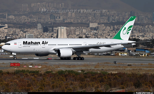 Pre-order 1:400 Mahan Air B777-300ER “Iran’s 1st 777” JC Wings