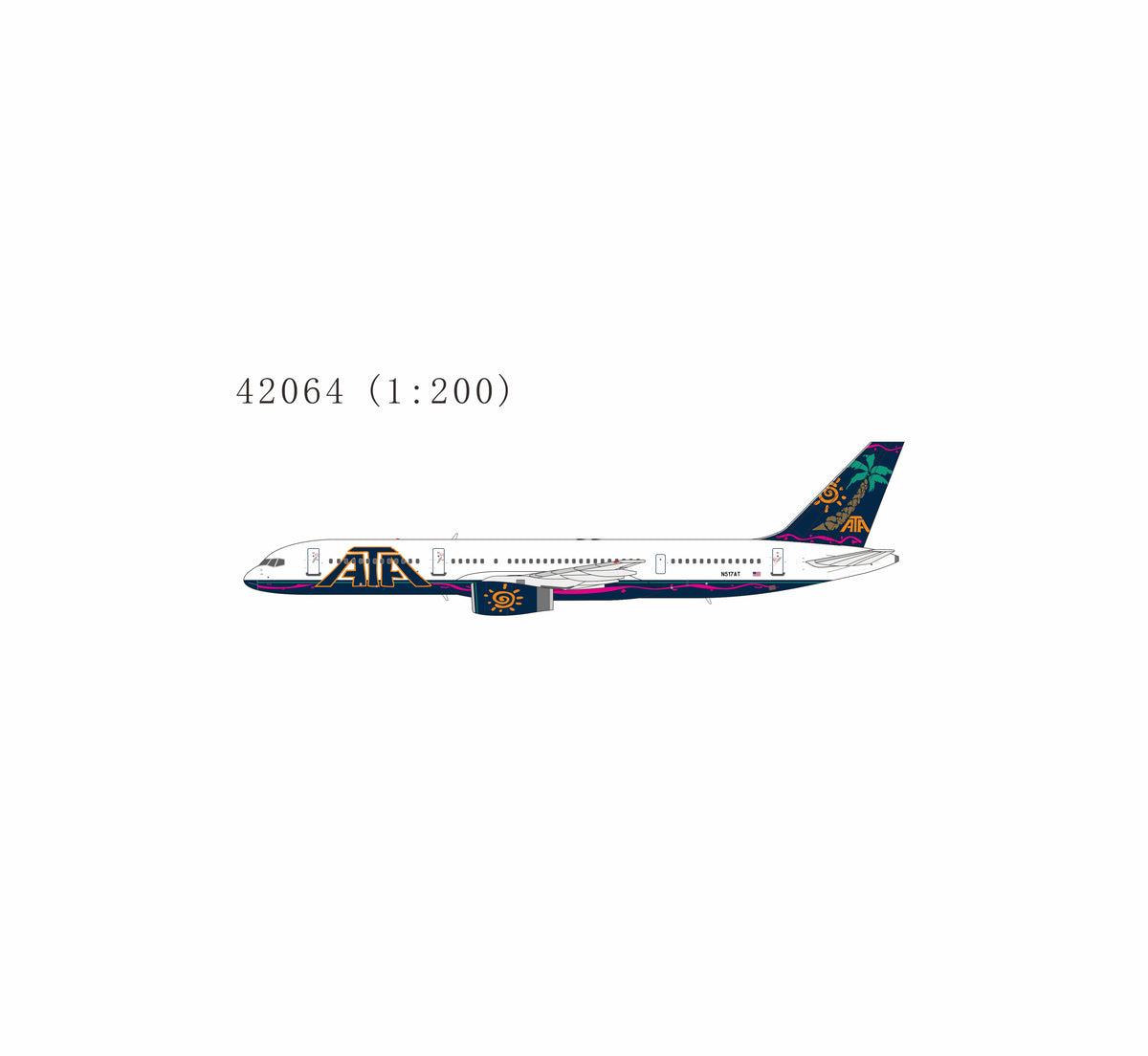 Pre-order 1:200 American Trans Air B757-200 NG Models