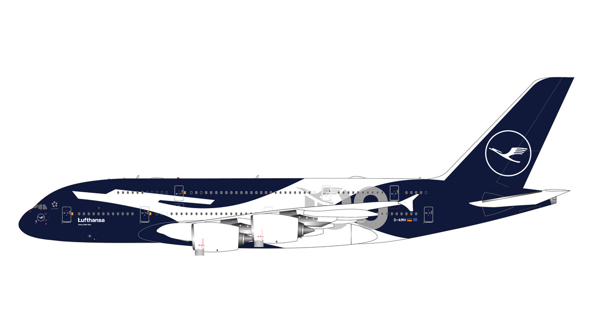 Preorder 1:400 Lufthansa Airbus A380-800 “100 Year” Gemini Jets