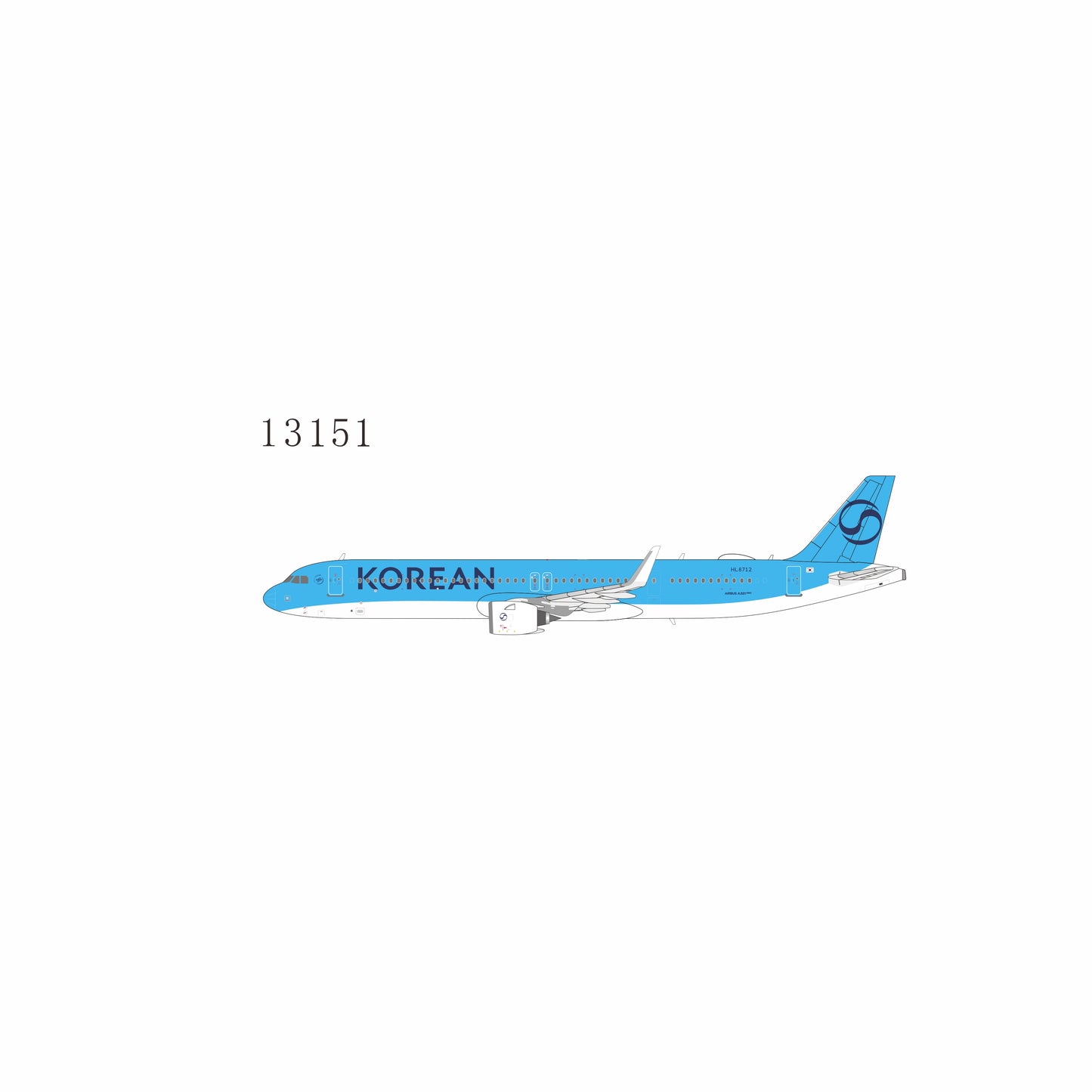 Pre-order 1:400 Korean Air A321neo NG Models