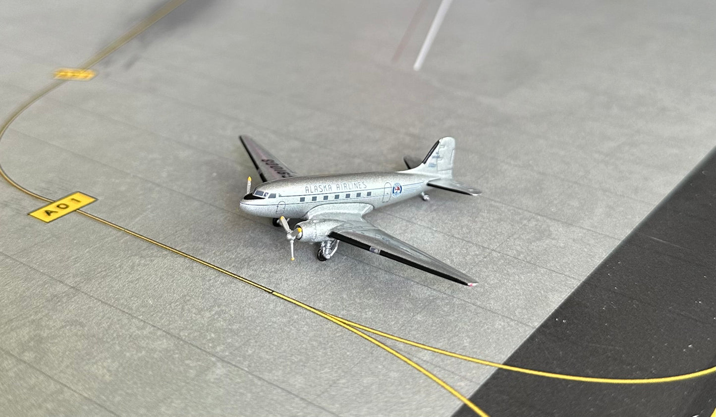 1:400 Alaska Airlines DC-3 AeroClassics