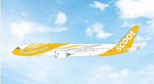 Pre-order 1:400 Scoot B787-9 Dreamliner Phoenix Models