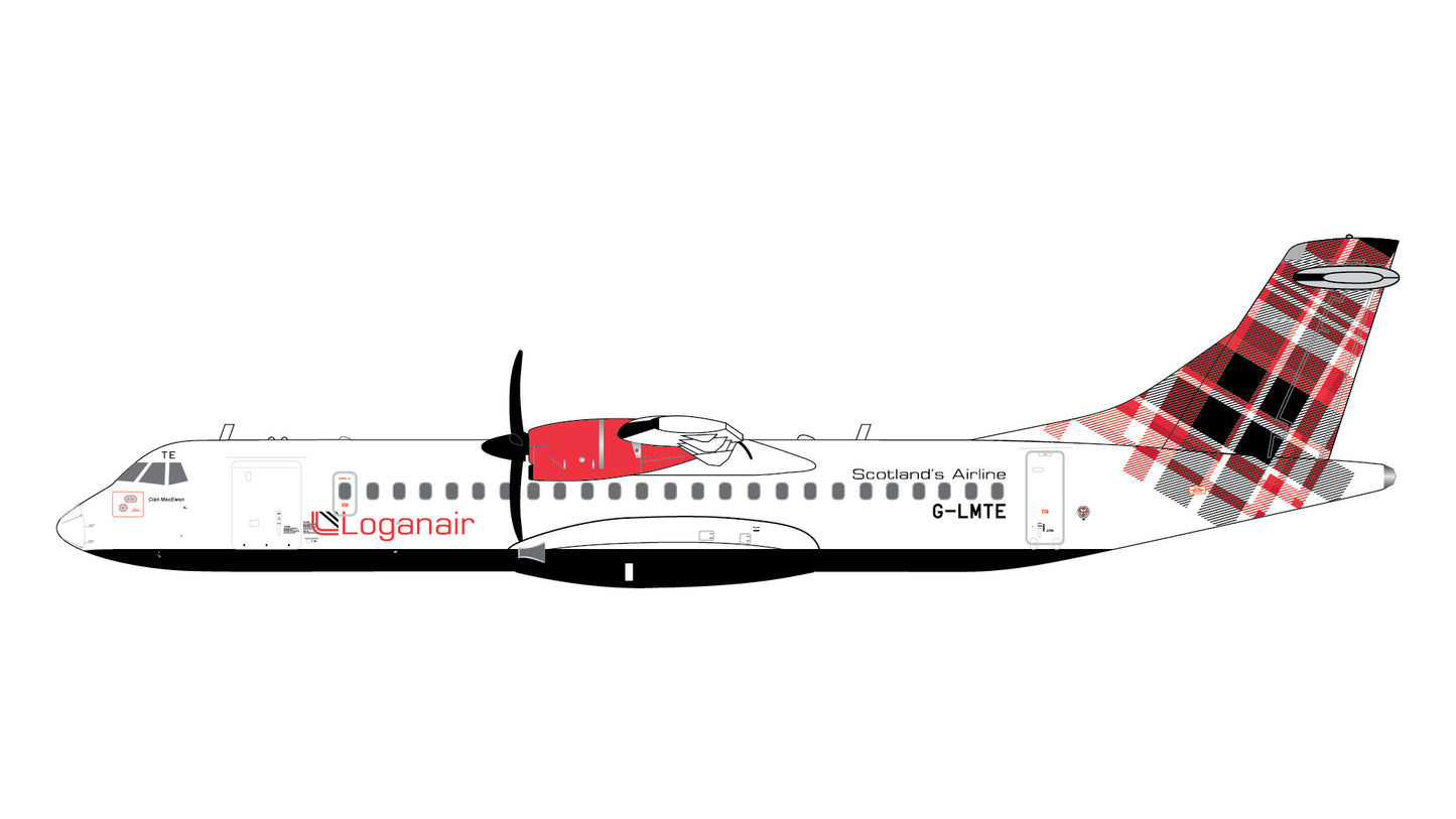Preorder 1:400 Loganair ATR-72-600 G-LMTE “Red Livery” Gemini Jets