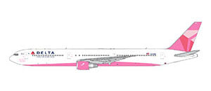 Preorder 1:400 Delta Air Lines B767-400ER "Evelyn H. Lauder" pink plane Gemini Jets