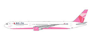 Preorder Future Release 1:400 Delta Air Lines B767-400ER "Evelyn H. Lauder" pink plane Gemini Jets