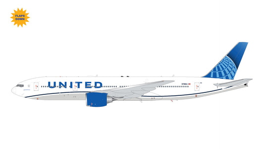 Pre-order 1:200 United Airlines B777-200ER Flaps Down* Gemini200