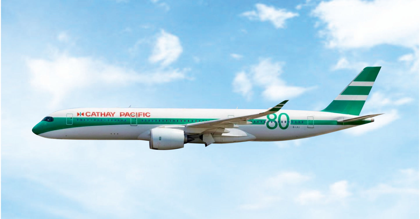 Pre-order 1:400 Cathay Pacific A350-900 “80th Anniversary” Phoenix Models