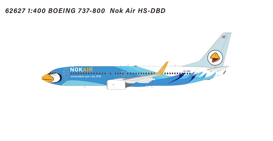 Pre-order 1:400 NOK Air B737-800 HS-DBD Pandamodel