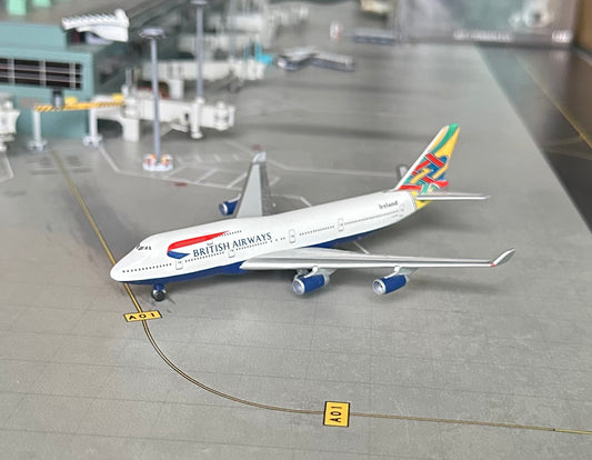 1:500 British Airways B747-400 “Ireland Tail” Herpa Wings