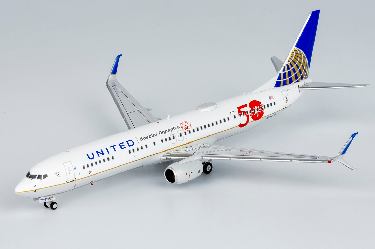 1:400 United Airlines B737-900ER "CO-UA merged livery; with scimitar winglets; Special Olympics" NG Models