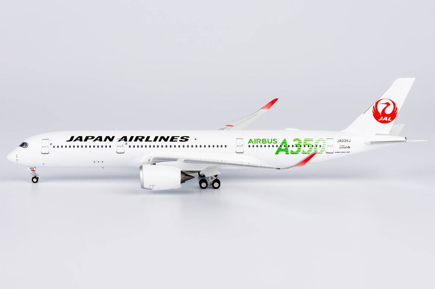 1:400 Japan Airlines A350-900 JA03XJ Green* NG Models.