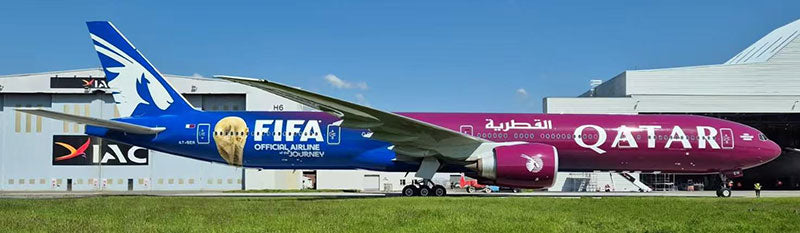Pre-order 1:400 Qatar Airways B777-300ER B-KPO “World Cup” Aviation 400