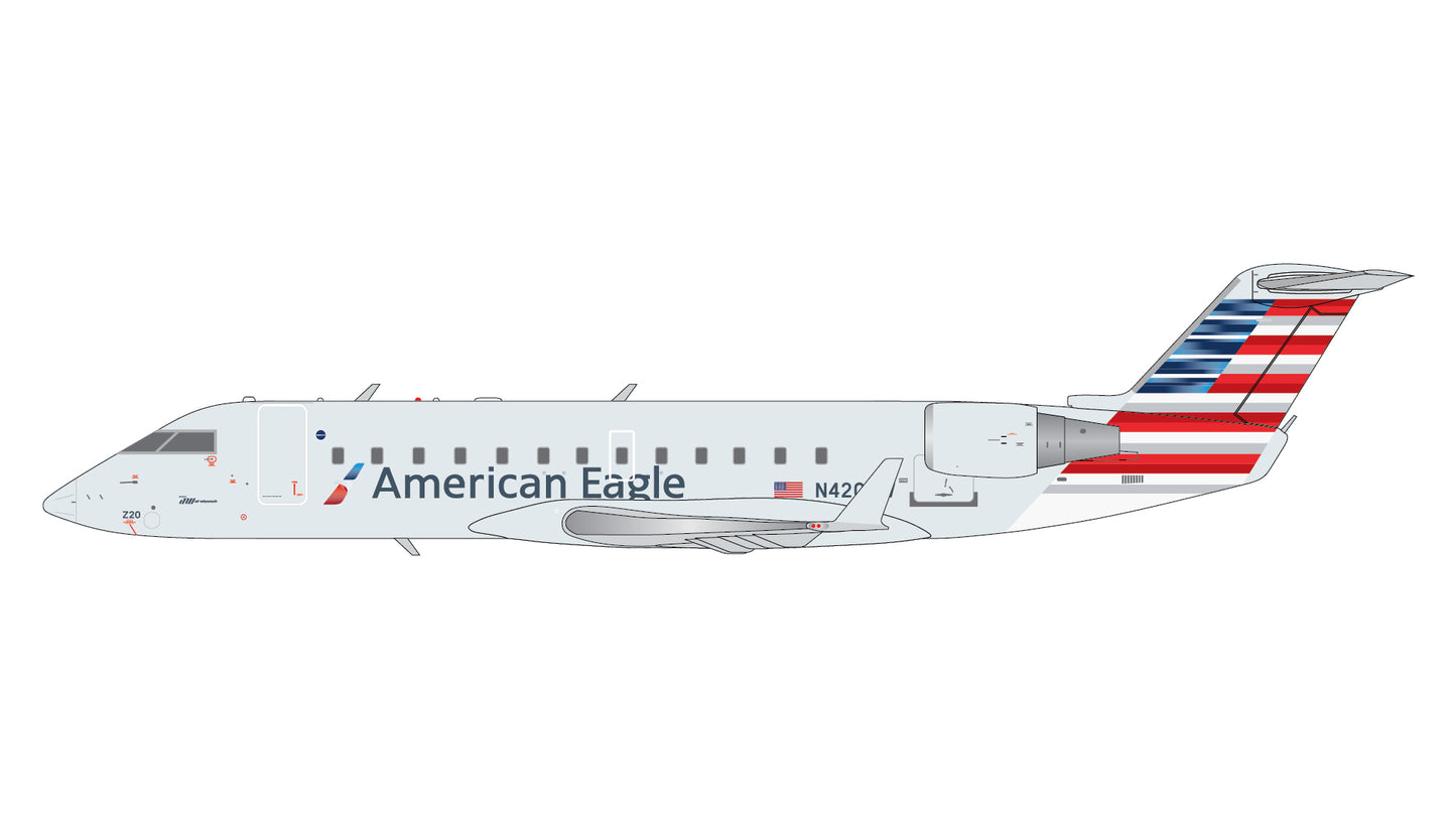 Pre-order 1:200 American Eagle CRJ200 Gemini200