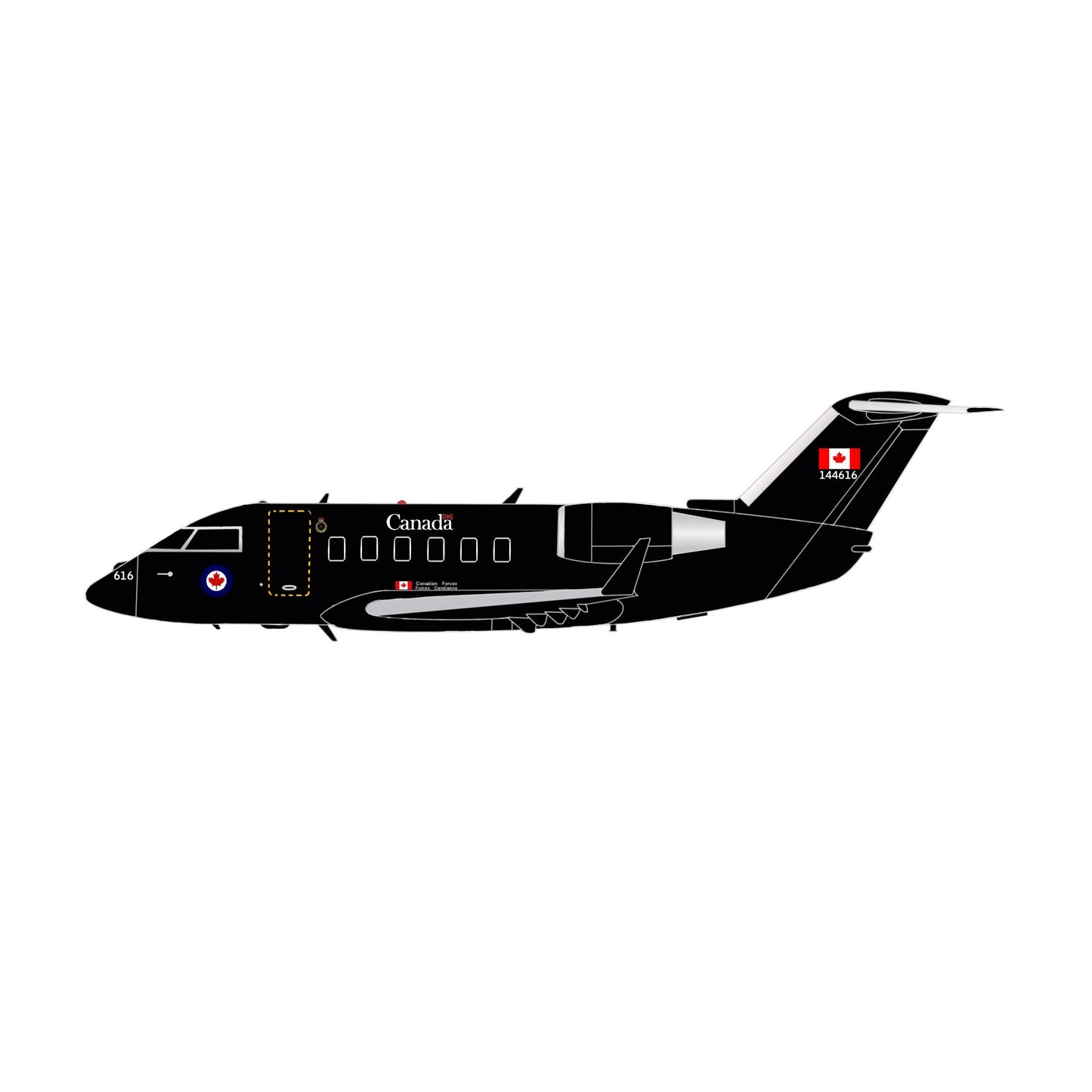 Pre-order* 1:200 RCAF CC-144 Dark Blue 3D Design Deck