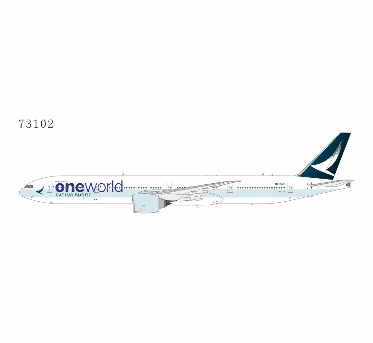 Pre-order 1:400 Cathay Pacific B777-300ER B-KQI “One World” NG Models Ultimate Collection*