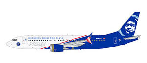 Preorder 1:400 Alaska Airlines B737 Max 8 "Honoring those who Serve" Gemini Jets