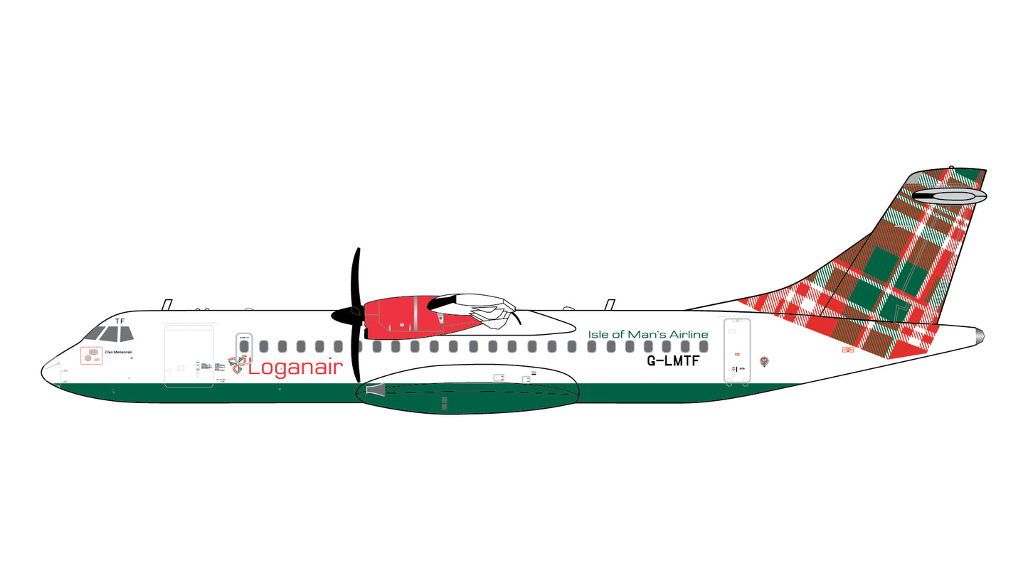 Preorder 1:400 Loganair ATR-72-600 G-LMTF “Green Livery” Gemini Jets