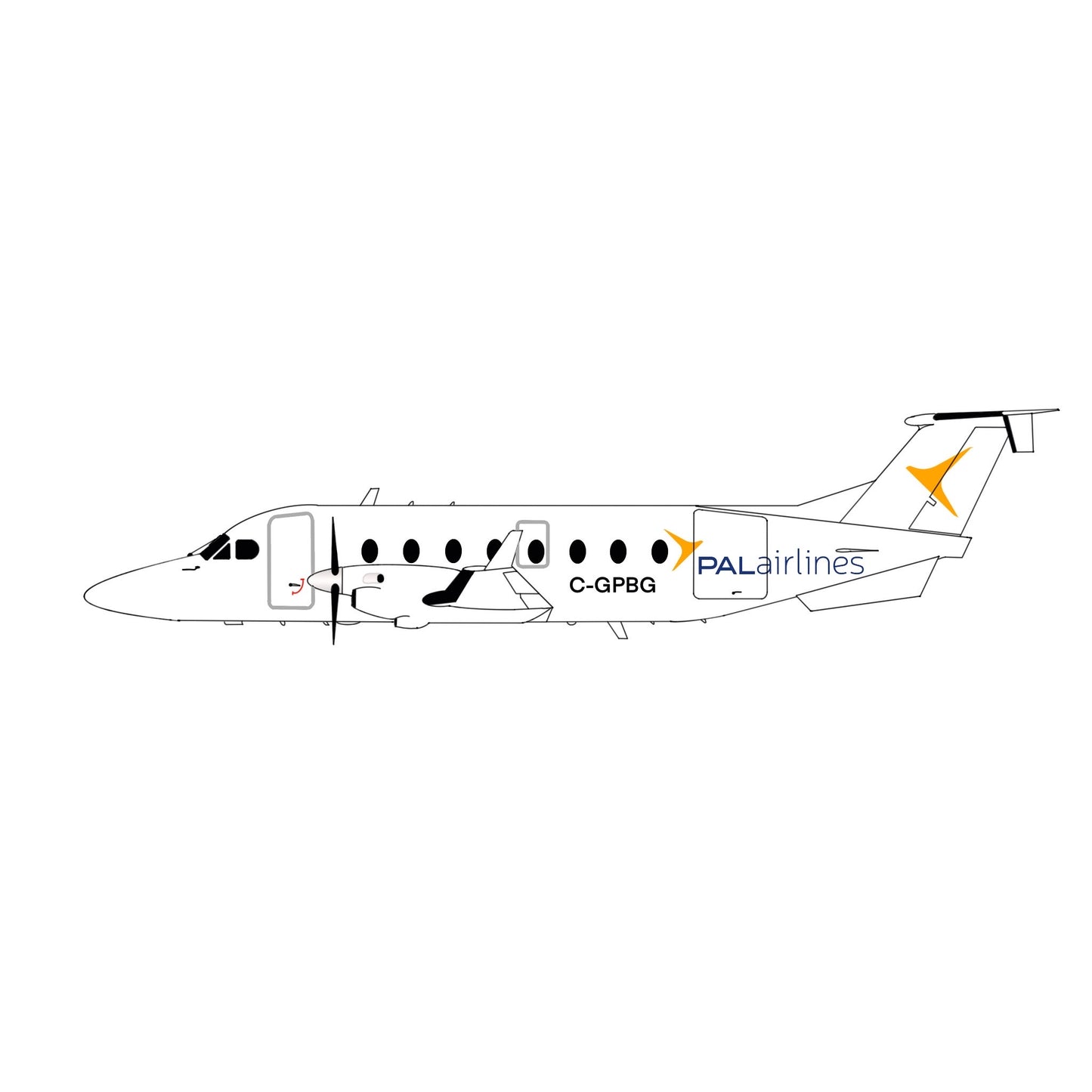 Pre-order* 1:400 PAL Airlines Beechcraft 1900D 3D Design Deck