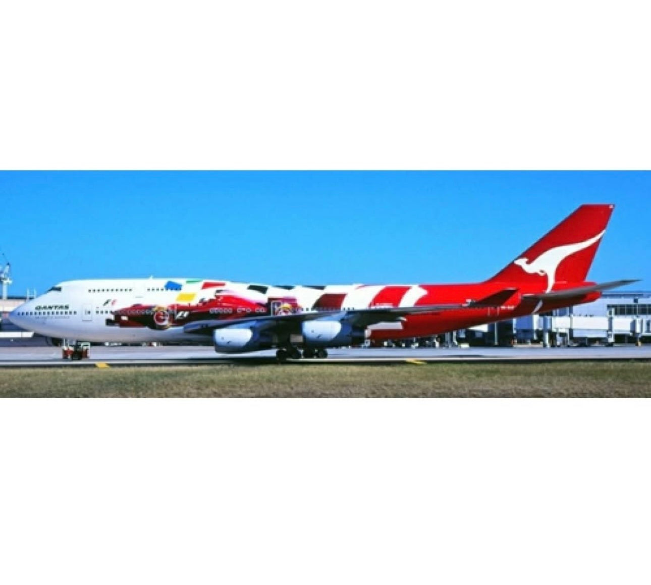 Pre-order 1:400 Qantas Boeing 747-400 “Formula One” JC Wings