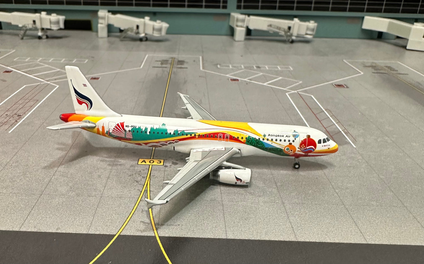 1:400 Bangkok Air A320-200 Phoenix Models