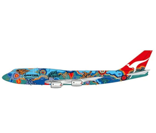 Pre-order 1:400 Qantas Boeing 747-400 “Nalanji Dreaming” JC Wings