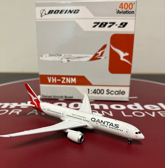1:400 Qantas B787-9 New magnetic detachable landing gear Aviation 400