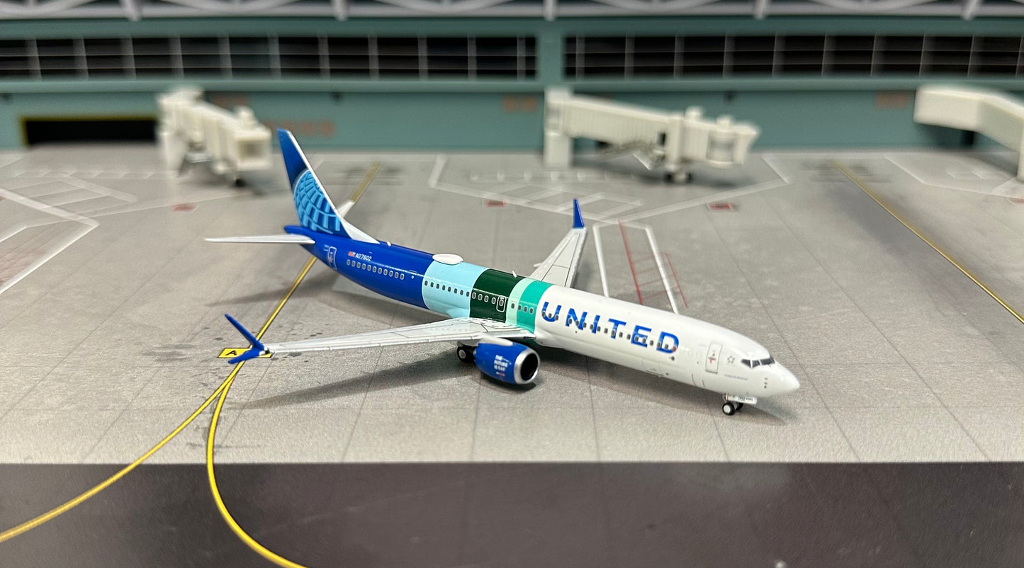 1:400 United Airlines 737 MAX 10 "ecoDemonstrator Explorer" sticker NG Models