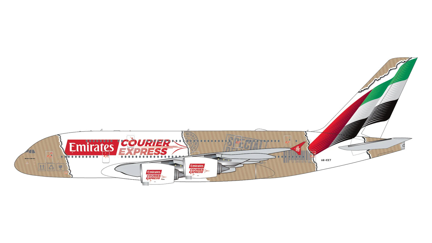 Preorder 1:400 Emirates A380-800 “Courier Express” Gemini Jets