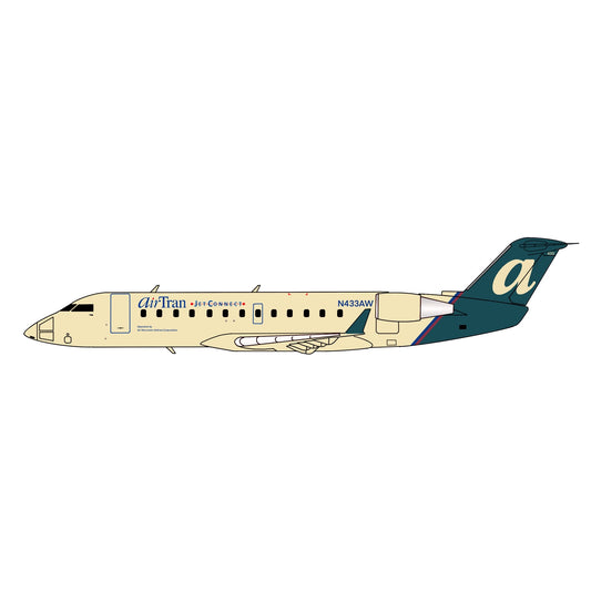 Pre-order* 1:400 Air Tran Jet Connect CRJ-200 3D Design Deck