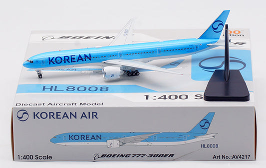 Pre-order 1:400 Korean Air B777-300ER detachable gear Aviation 400