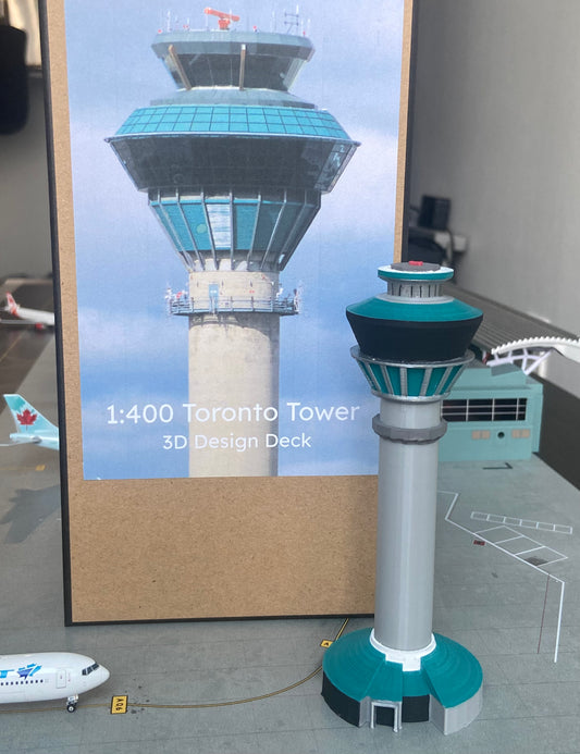 RESTOCK** 1:400 CYYZ Air Traffic Control Tower  - 3D Design Deck