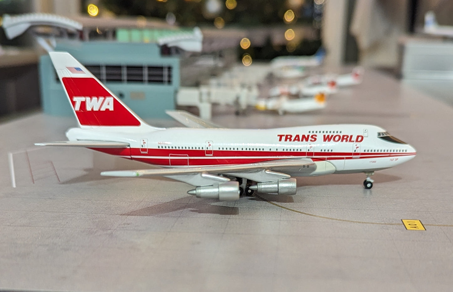 1:400 TWA Trans World Airlines B747SP Gemini Jets