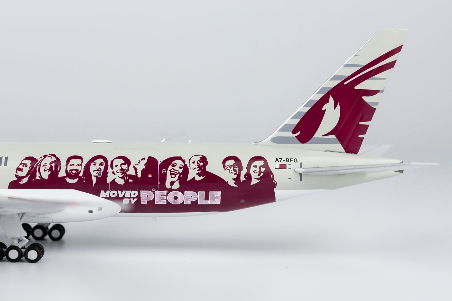 1:400 Qatar Airways Cargo B777-200F "Moved by People" NG Models