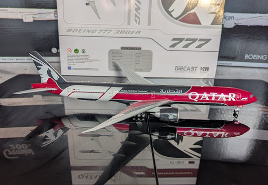 1:200 Qatar Airways B777-300ER "Formula 1" JC Wings
