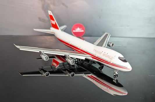 1:400 Trans World Airlines B747-100 N53111 HX Models Flaps Down*