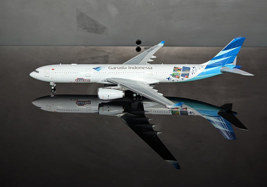 1:400 Garuda Indonesia A330-300 PK-GPX “Hana Travel Go Card” Airlines NG Models