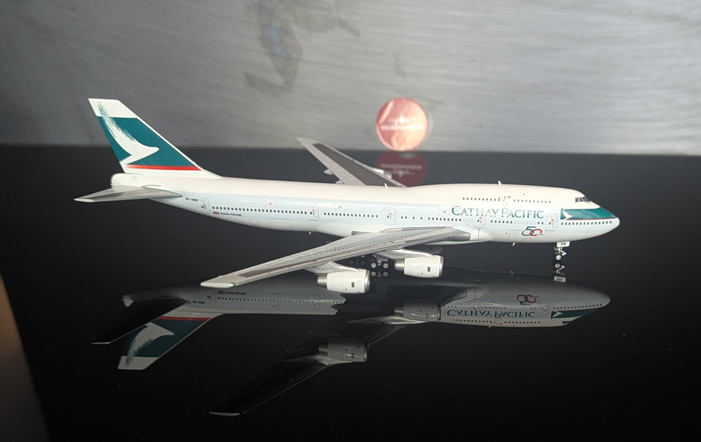 1:400 Cathay Pacific B747-300 "50th Anniversary" YY Wings
