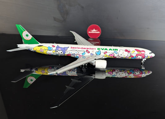 1:400 Eva Air B777-300ER “Lolly Jet” Flaps down* JC Wings