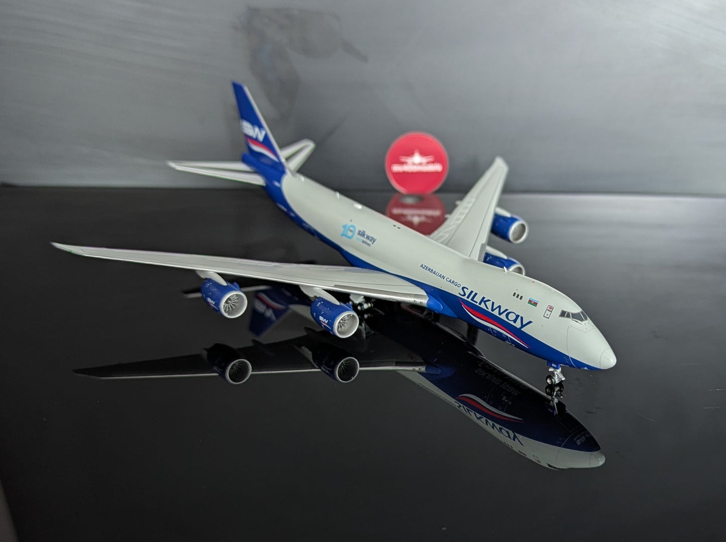 1:400 Silkway West Airlines B747-8F VQ-BVC HX Models