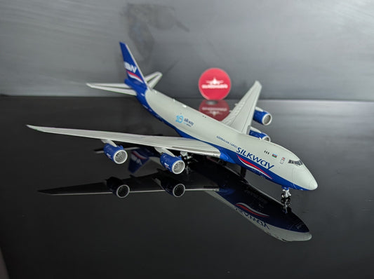 1:400 Silkway West Airlines B747-8F VQ-BVC HX Models